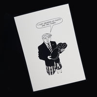 Trump Valentine's Day card
